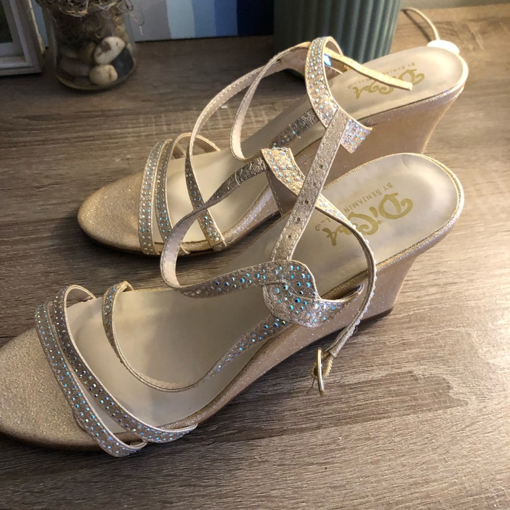 sparkly prom heels